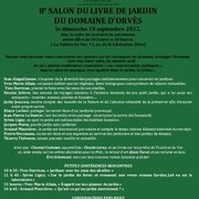 8e Salon du Livre de Jardin du Domaine d’Orvès